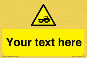 Custom Warning motorised watercraft